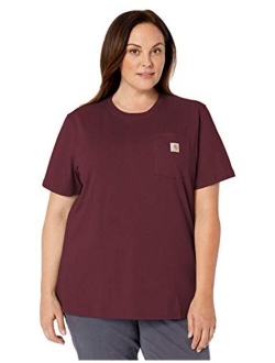 Women's K87 Workwear Pocket Short Sleeve T-Shirt (Regular and Plus Sizes)