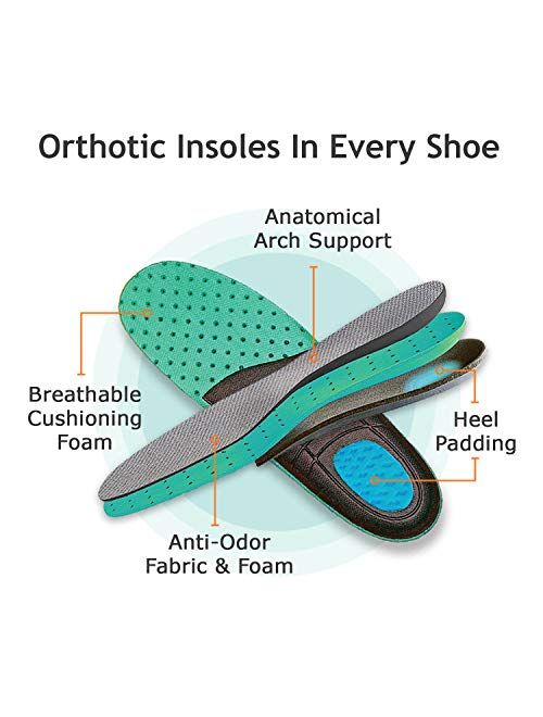 Orthofeet Proven Bunions Plantar Fasciitis Relief. Extended Widths. Orthopedic Wide Diabetic Women's Slip On Shoes Quincy Black