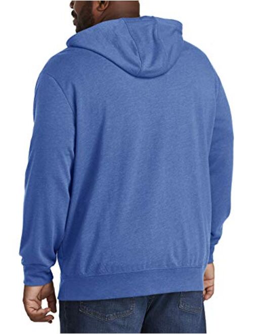 Amazon Essentials Men's Big & Tall French Terry Full-Zip Sweatshirt fit by DXL