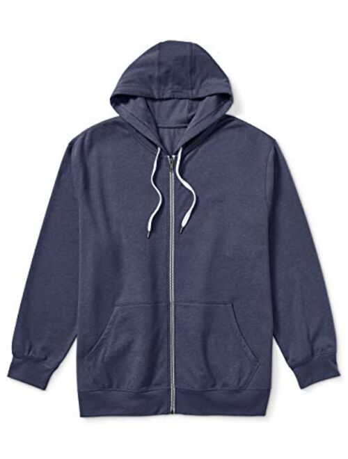 Amazon Essentials Men's Big & Tall French Terry Full-Zip Sweatshirt fit by DXL