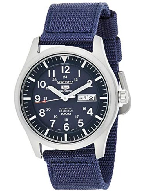 SEIKO Men's Analogue Automatic Watch with Textile Strap SNZG11K1