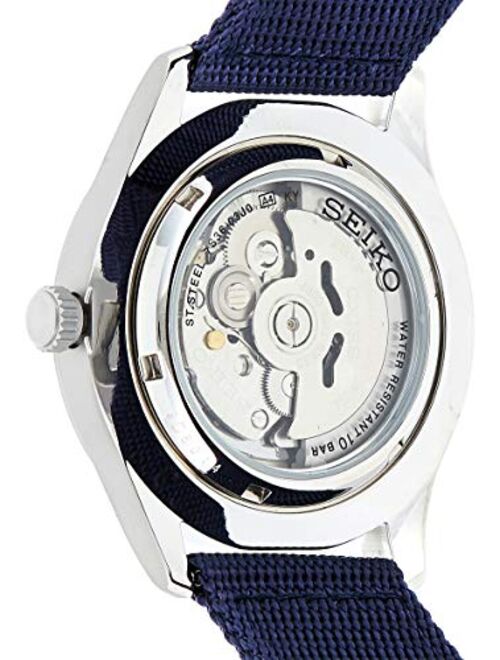 SEIKO Men's Analogue Automatic Watch with Textile Strap SNZG11K1