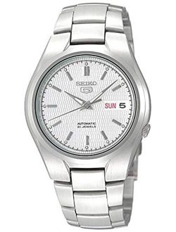 Men's SNK601 Seiko 5 Automatic Silver Dial Stainless Steel Bracelet Watch