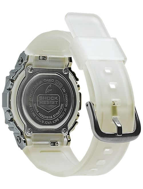 Casio G-Shock Women's Digital Clear Resin Strap Watch 38.4mm