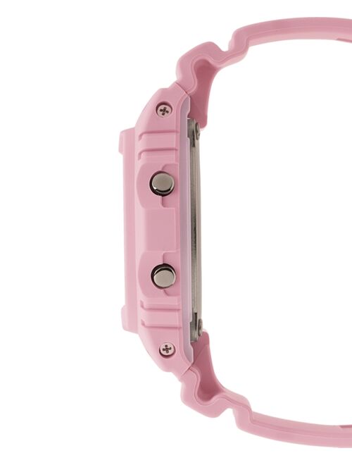 Casio G-Shock Unisex Digital Pastel Pink Strap Watch- 42.8mm