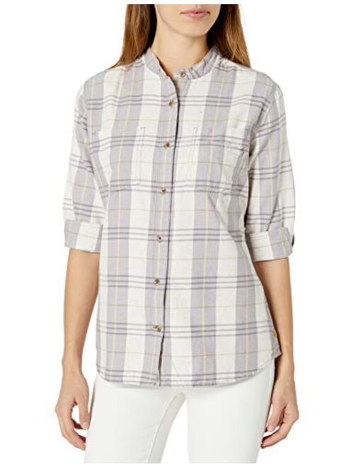 Carhartt Women's Regular Relaxed Fit 3/4 Sleeve Plaid Shirt