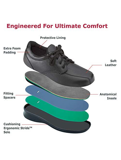 Orthofeet Proven Heel and Foot Pain Relief. Extended Widths. Orthopedic Diabetic Women's Shoes, Lake Charles