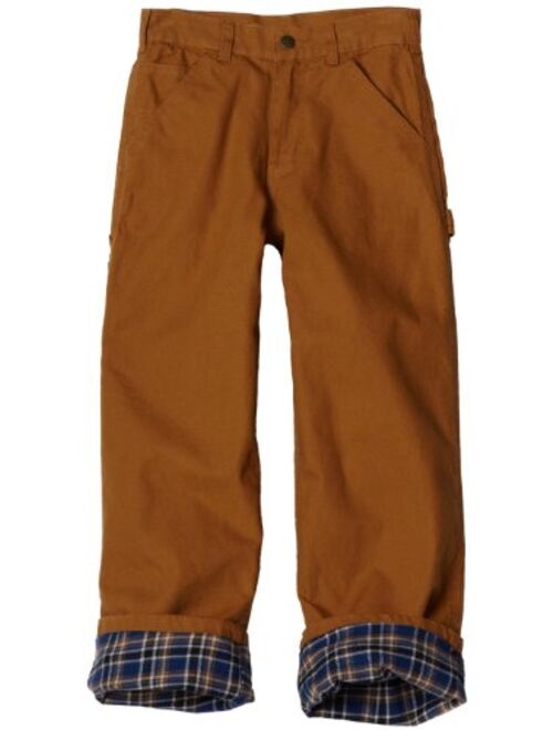 Carhartt Little Boys' Flannel-Lined Washed Dungaree