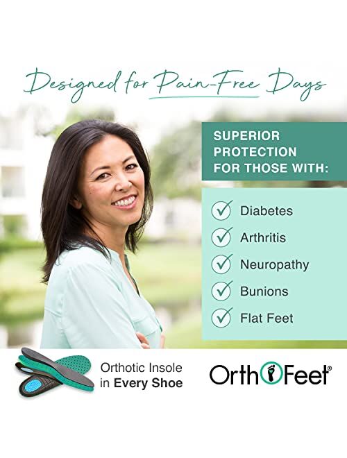 Orthofeet Proven Bunions Plantar Fasciitis Relief. Extended Widths. Orthopedic Diabetic Women's Closed Toe Sandals Laguna