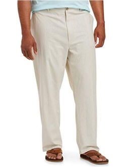 Men's Big & Tall Linen Blend Pant fit by DXL