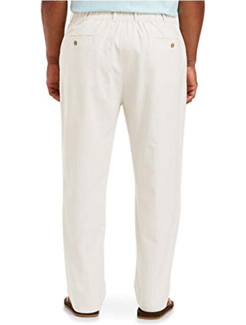 Amazon Essentials Men's Big & Tall Linen Blend Pant fit by DXL