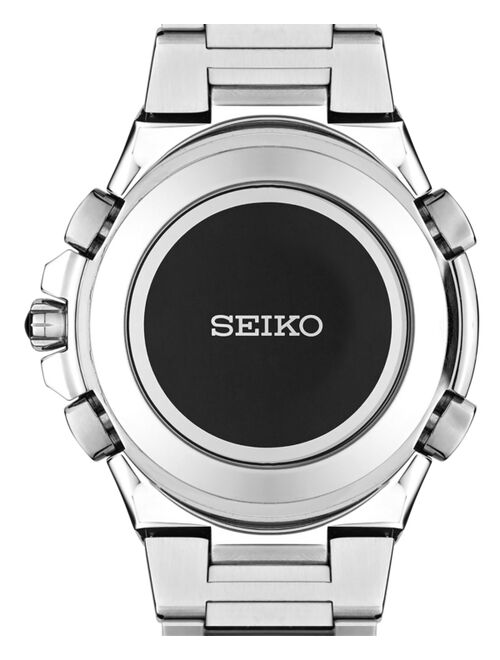 Seiko Men's COUTURA Japanese-Quartz Watch with Stainless-Steel Strap, Silver, 26.3 (Model: SSG009)