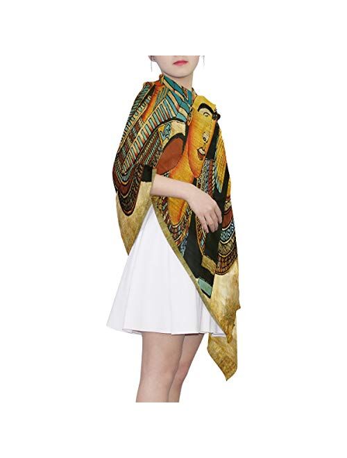 XLING Fashion Scarf Zebra Long Lightweight Sunscreen Silk Scarf Shawl Wrap Muffler Neckerchief for Women Men