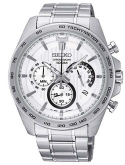 Men's Chronograph Quartz Watch with Stainless Steel Strap SSB297P1