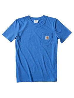 Boys' Short Sleeve Logo Pocket Tee T-Shirt