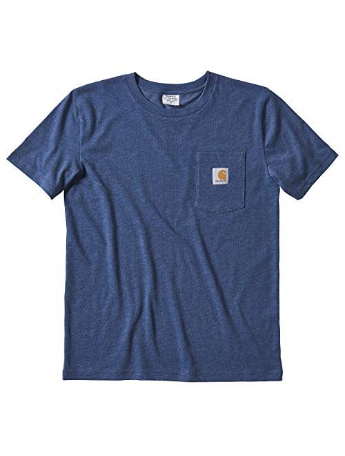 Carhartt Boys' Short Sleeve Logo Pocket Tee T-Shirt