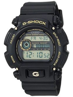 Men's G-Shock Quartz Watch with Resin Strap, Black, 25 (Model: DW-9052GBX-1A9CR)