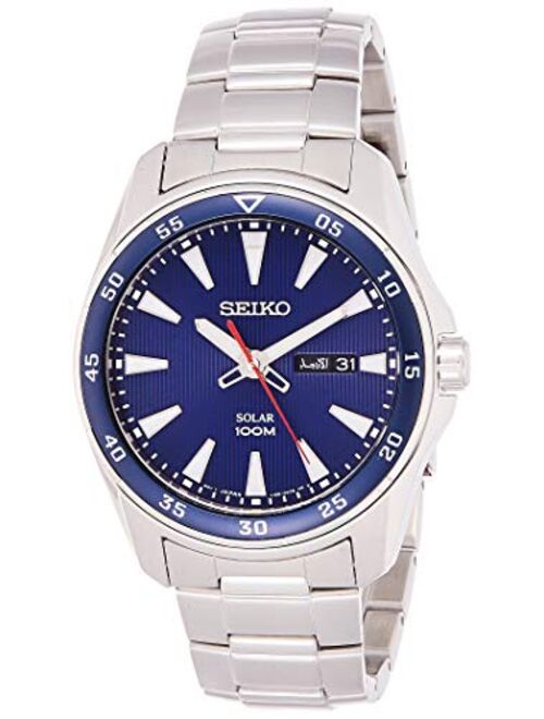 Seiko Men's Analogue Quartz Watch with Stainless Steel Bracelet – SNE391P1