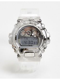 G-Shock unisex digital watch in clear GM-6900SCM-1ER