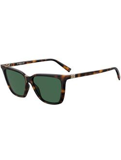 GV 7160/S Dark Havana/Green 55/14/145 women Sunglasses