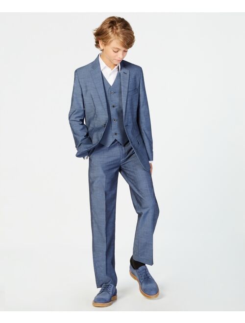 Calvin Klein Big Boys Plain-Weave Suit Jacket