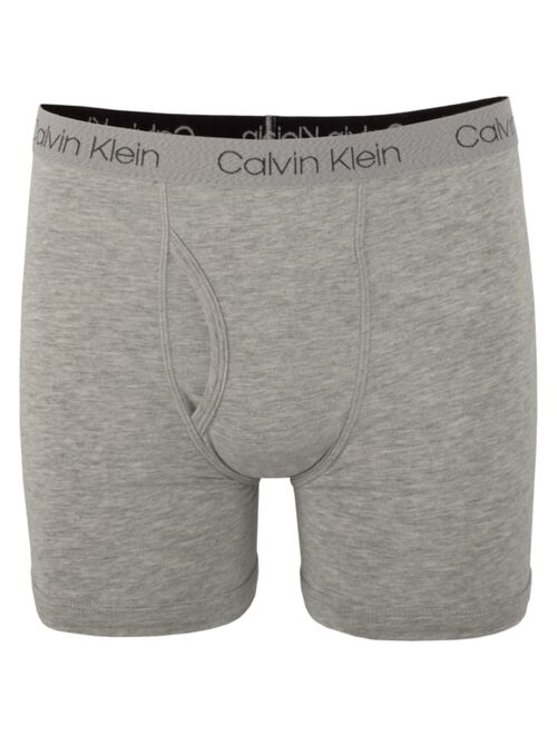 Calvin Klein 2-Pk. Cotton Boxer Briefs, Little & Big Boys