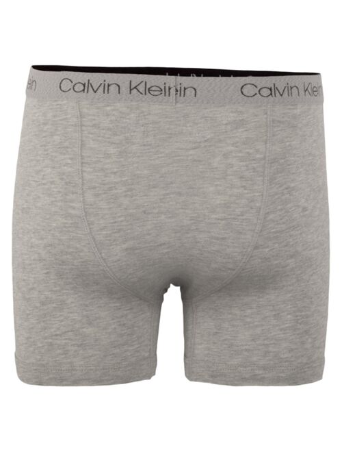 Calvin Klein 2-Pk. Cotton Boxer Briefs, Little & Big Boys