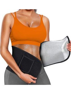 Waist Trainer Belt for Women & Men Waist Trimmer Sauna Sweat Waist Cincher Body Shaper Workout Sport Girdle
