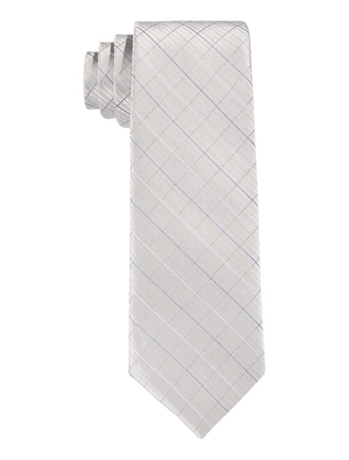Calvin Klein Big Boys Etched Grid Necktie