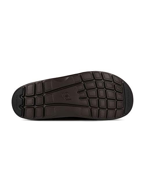 Gravity Defyer Men's G-Defy Tully Leather Sandal - VersoCloud Multi-Density Shock Absorbing Stress Recovery Flip Flops
