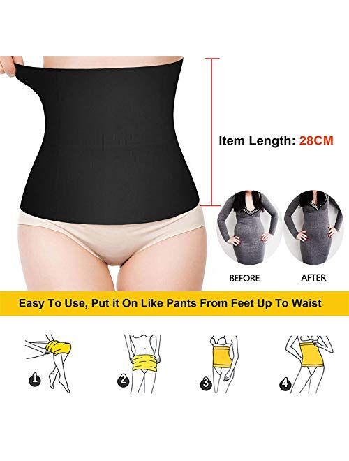 BRABIC Seamless Postpartum Belly Band Wrap Underwear, C-section Recovery Belt Binder Slimming Shapewear for Women