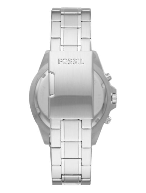 Fossil Men's Chronograph Garrett Stainless Steel Bracelet Watch 44mm