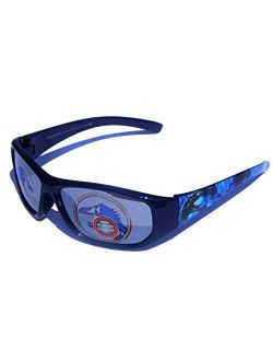 Pan Oceanic Eyewear, Ltd. JURASSIC WORLD PARK FALLEN KINGDOM 100% UV Shatter Resistant Sunglasses, Blue, One Size Fits Most Kids Ages 3-10