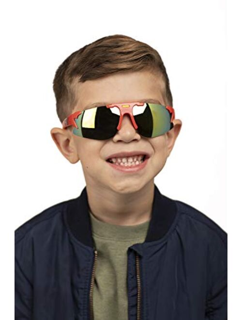 Sun-Staches Licensed Marvel Flash Kids Sports Wrap Sunglasses Costume Shades Arkaid UV400, Multicolor, One Size, SG3870