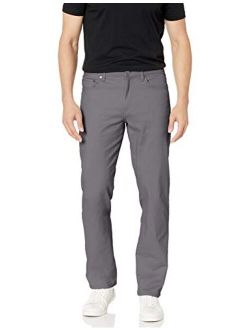 Men's Big & Tall Straight-Fit 5-Pocket Stretch Twill Pant fit by DXL