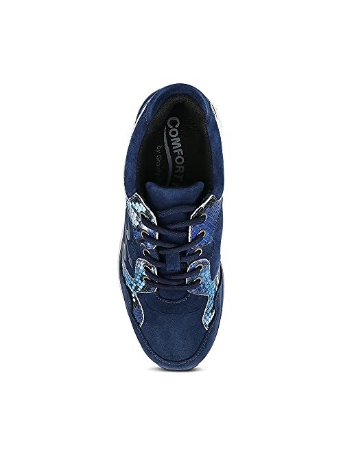 Gravity Defyer Women's G-Defy Silvanit Athletic Shoes - Hybrid VersoShock Proven Performance Shock-Absorbing Leather Pain Relief Shoes