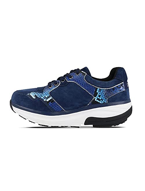Gravity Defyer Women's G-Defy Silvanit Athletic Shoes Hybrid VersoShock Proven Performance Shock-Absorbing Leather Pain Relief Shoes 