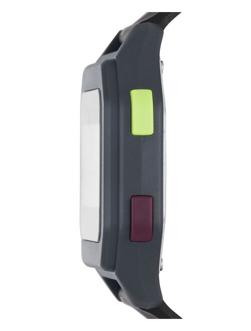 Armani Exchange Men's Digital Black Polyurethane Strap Watch 44mm