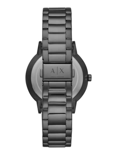 Armani Exchange Men's Cayde Gunmetal Stainless Steel Bracelet Watch 42mm