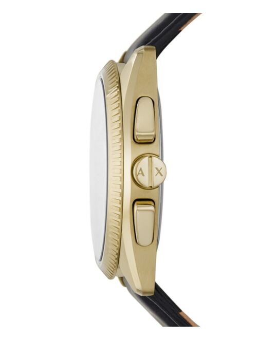Armani Exchange AX Men's Chronograph Black Stainless Steel Bracelet Watch 42mm