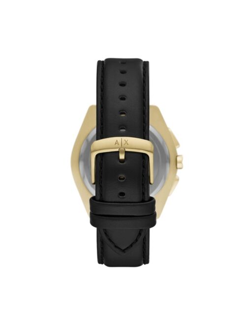 Armani Exchange AX Men's Chronograph Black Stainless Steel Bracelet Watch 42mm