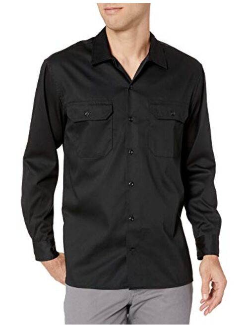 Amazon Essentials Men's Long-Sleeve Stain and Wrinkle-Resistant Work Shirt