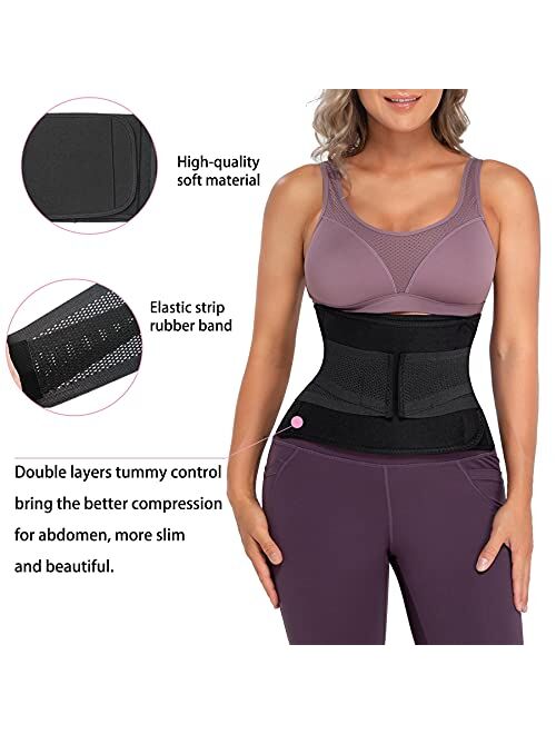 BRABIC Women Waist Trainer Corset Belt Waist Cincher Trimmer Tummy Control Shapewear Girdle Slim Belly Band