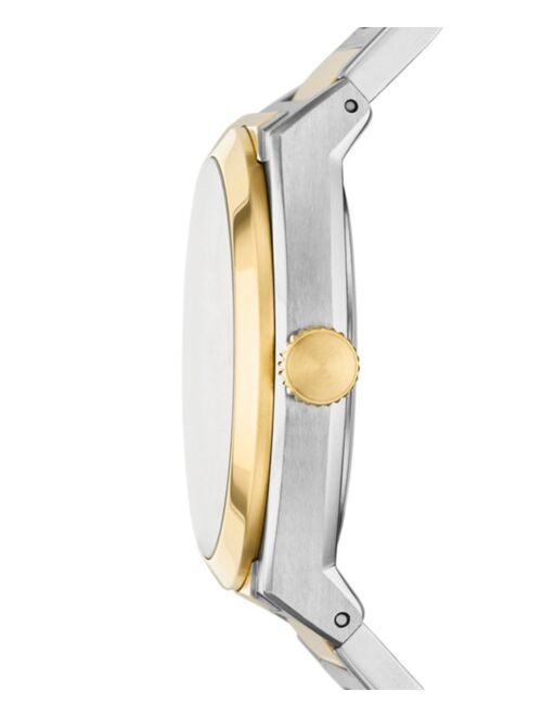 Fossil Men's Everett Two-Tone Stainless Steel Bracelet Watch 42mm