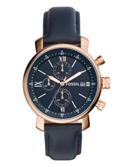Men's Rhett Chronograph Blue Leather Watch 42mm
