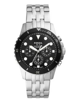 Men's FB-01 chronograph movement, stainless steel bracelet watch 42mm
