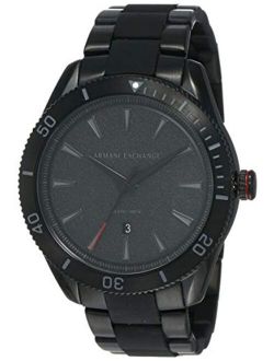 Enzo Quartz Black Dial Men's Watch AX1826