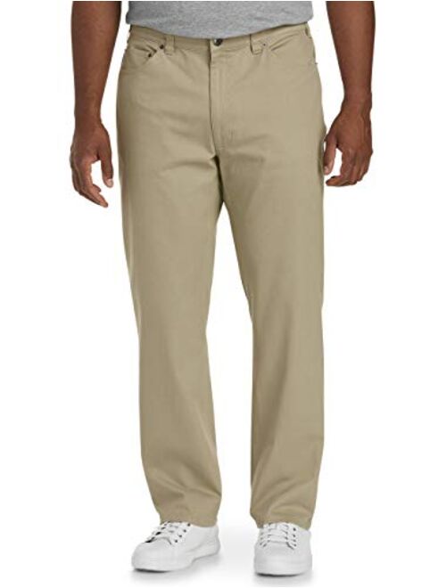 Amazon Essentials Men's Big & Tall Athletic-Fit 5-Pocket Stretch Twill Pant fit by DXL