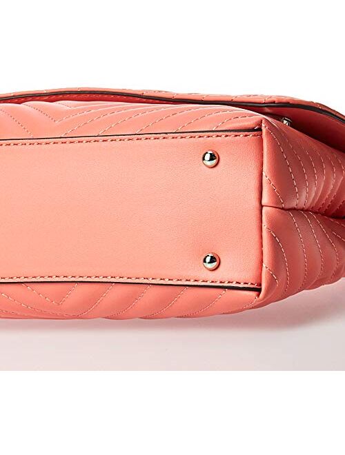 Guess Women's Blakely Top Handle Flap Top-Handle Bag - Coral