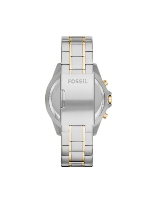 Fossil Men's Garrett Two-Tone Bracelet Watch 44mm